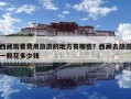 西藏需要费用旅游的地方有哪些？西藏去旅游一般花多少钱