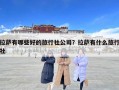 拉萨有哪些好的旅行社公司？拉萨有什么旅行社