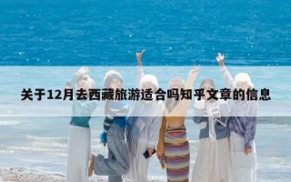 关于12月去西藏旅游适合吗知乎文章的信息