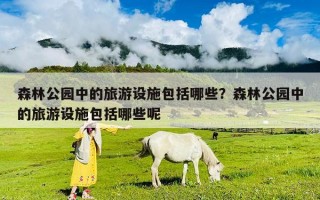 森林公园中的旅游设施包括哪些？森林公园中的旅游设施包括哪些呢