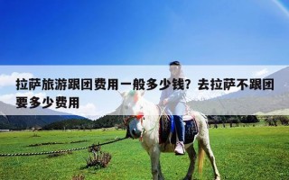 拉萨旅游跟团费用一般多少钱？去拉萨不跟团要多少费用